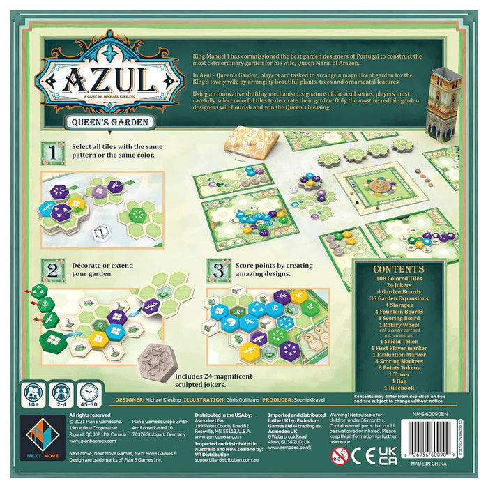 Azul Queen's Garden Board Game