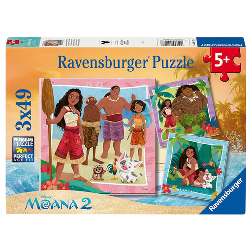 Ravensburger Disney Moana 2 3 x 49 Piece Jigsaw Puzzles