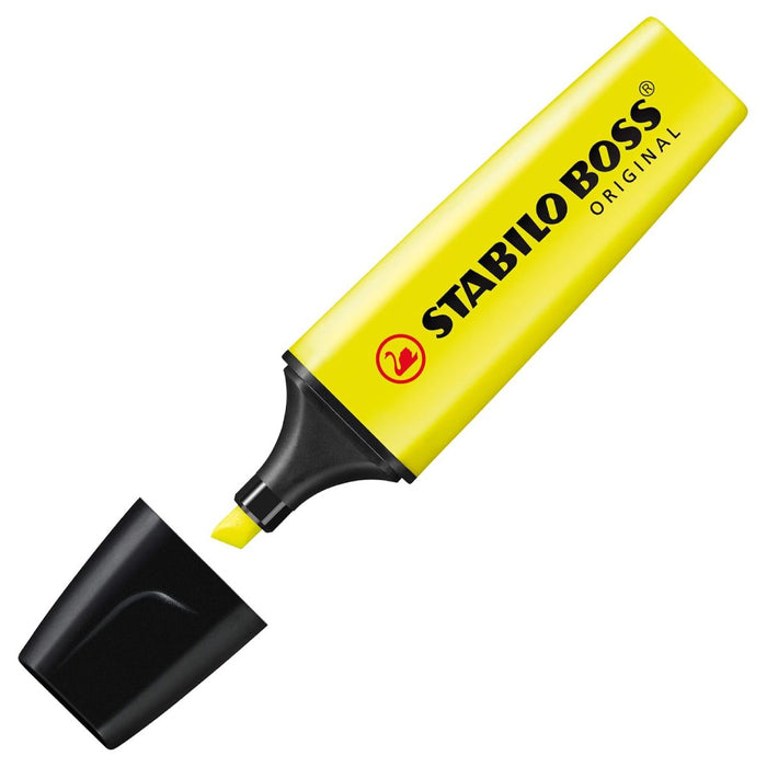 STABILO BOSS ORIGINAL Yellow Highlighter (4 Pack)