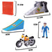 Stuntman Stu Nitro Boost Stunt Bike Rev, Zoom 'n' Jump Set