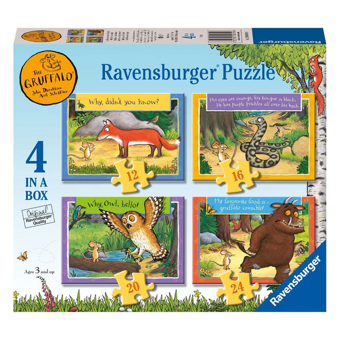 Ravensburger The Gruffalo 4 in a Box Jigsaw Puzzles
