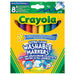 Crayola Ultra-Clean Washable Broad Line Markers (8 Pack)