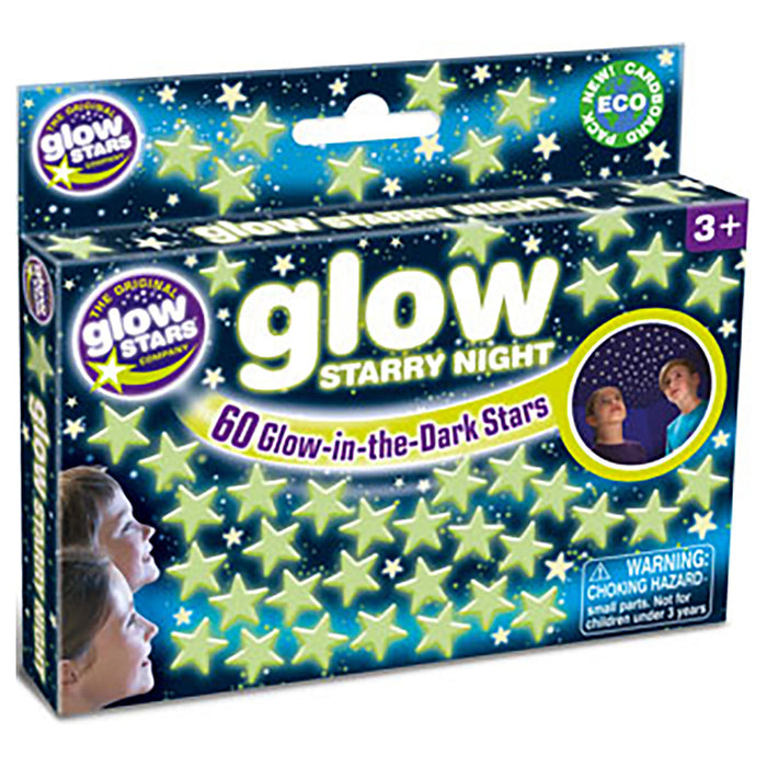 Glow Starry Night: 60 Glow in the Dark Stickers 