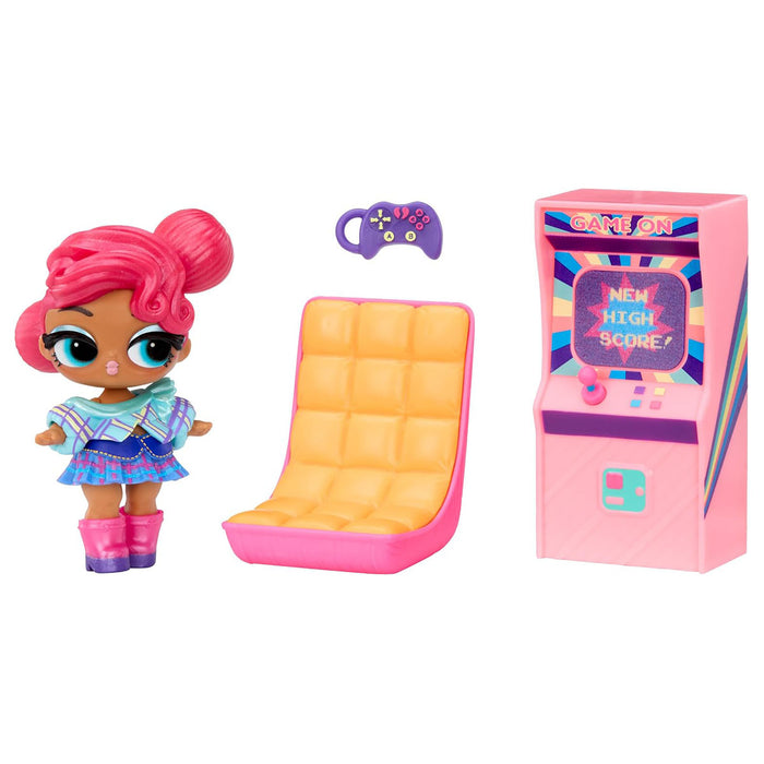 L.O.L. Surprise! Music Festival Furniture Neon Arcade Doll Set