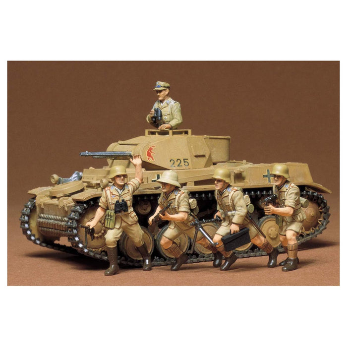 Tamiya German Panzer Kampfwagen II 1:35 Military Miniatures Series No. 9 Model Kit