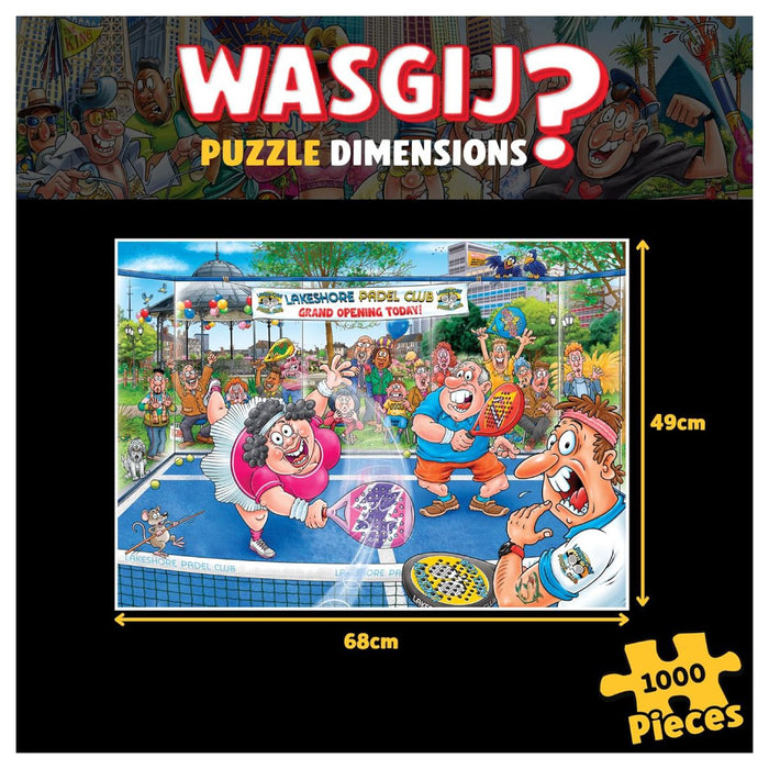 Wasgij Original 49: Padel Panic! 1000 Piece Jigsaw Puzzle