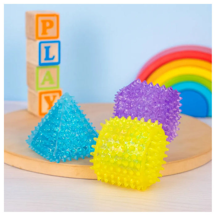 Squishy Squeeze Shapes Sensory Fidget Toys (3 Pack)