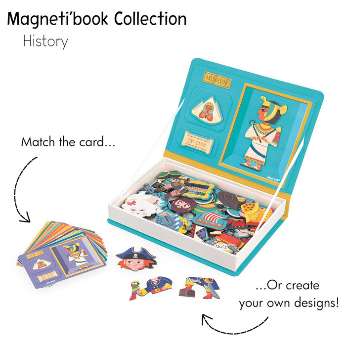 Janod Magneti'book History Set