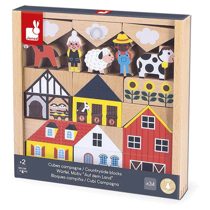 Janod Cross Roads: Countryside Blocks 