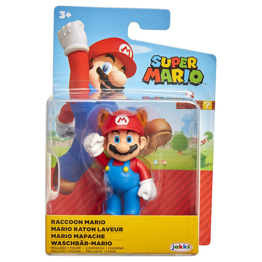 Super Mario Raccoon Mario 2.5" Figure