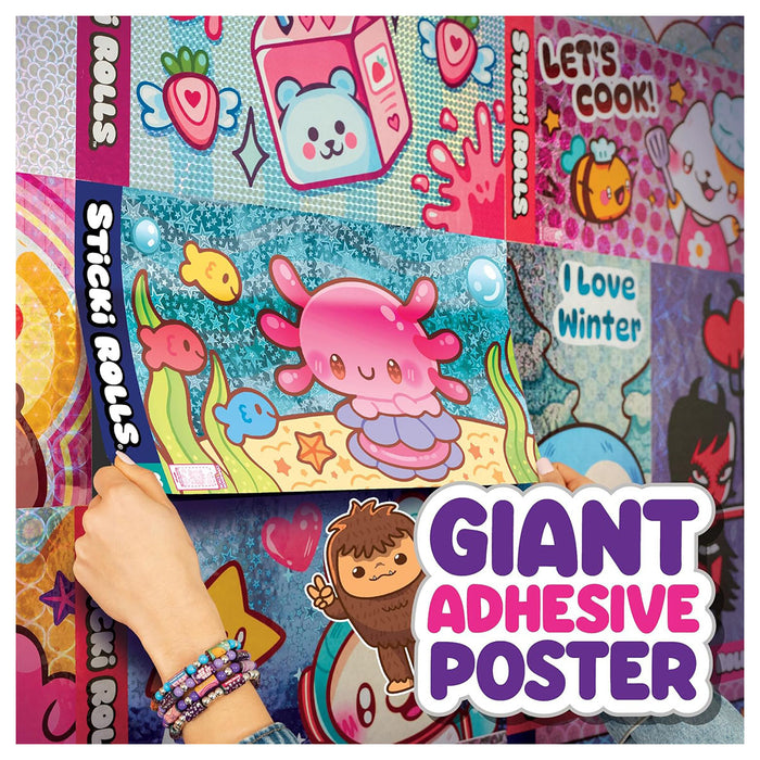 Sticki Rolls Jumbo Sticki Wall Stickers Set (styles vary)