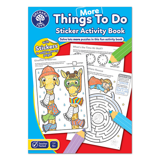 Orchard Toys More Things To Do Sticker Activity Book