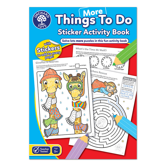 Orchard Toys More Things To Do Sticker Activity Book