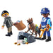 Playmobil Police Search with Dog Playset