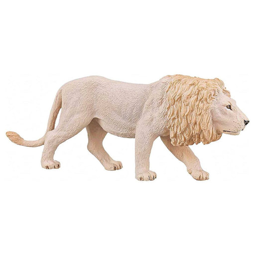 Mojo Wildlife White Male Lion Figure
