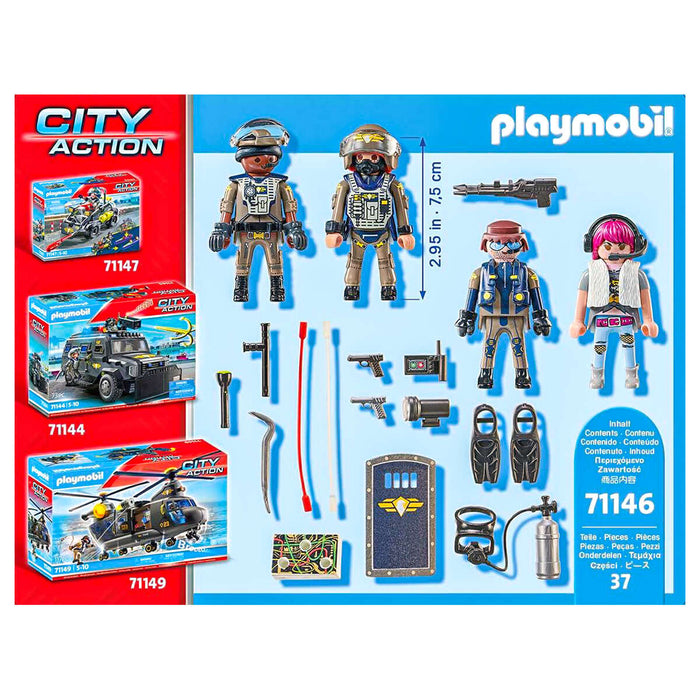 Playmobil Tactical Police Team Figures