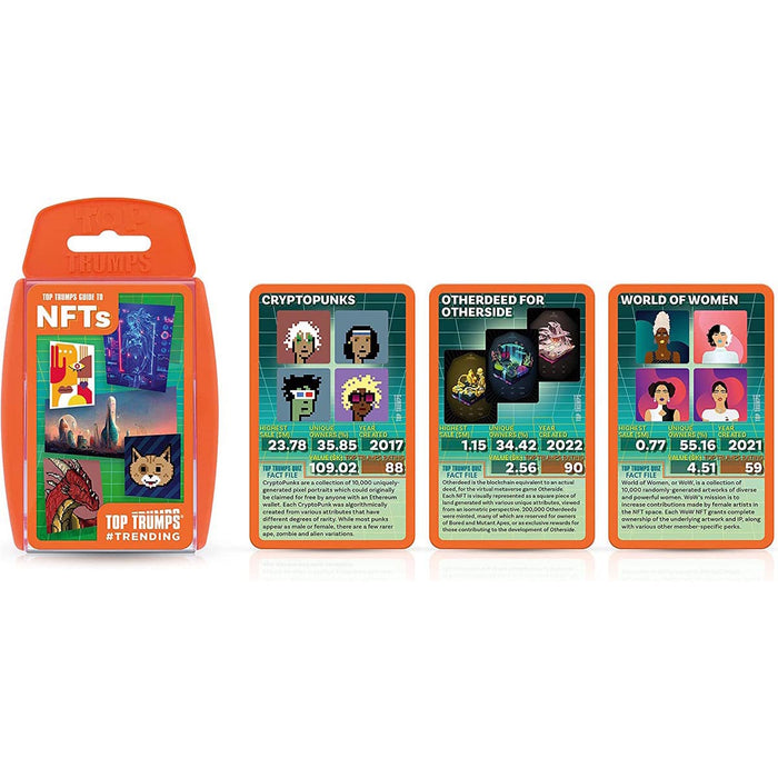 Gen Z Guide to NFTs Top Trumps Specials Card Game