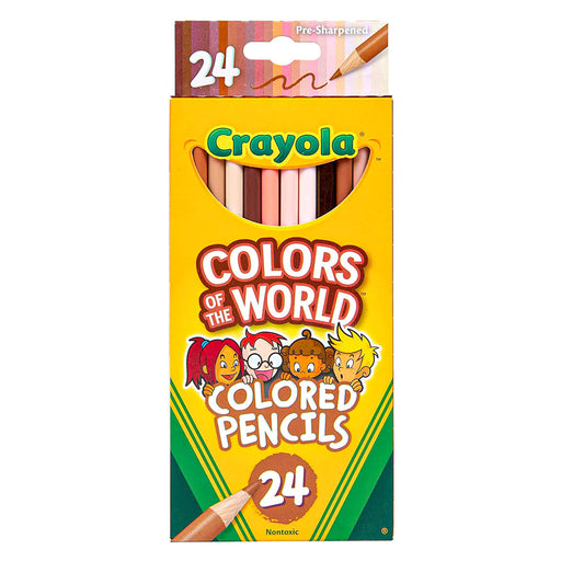 Crayola Colours of the World Coloured Pencils (24 Pack}