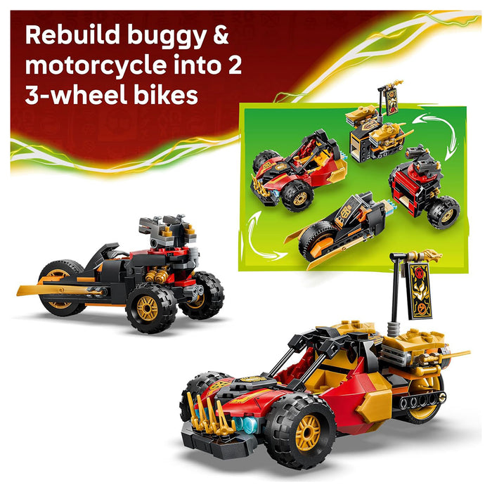 LEGO Ninjago Kai and Cole's Combiner Vehicles Building Set