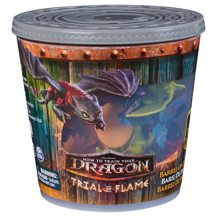 How to Train Your Dragon Trial of Flame Barrel of Dragons Figures (25 Pack)