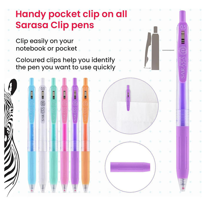 Zebra Journaling and Lettering  Set 18 Pack