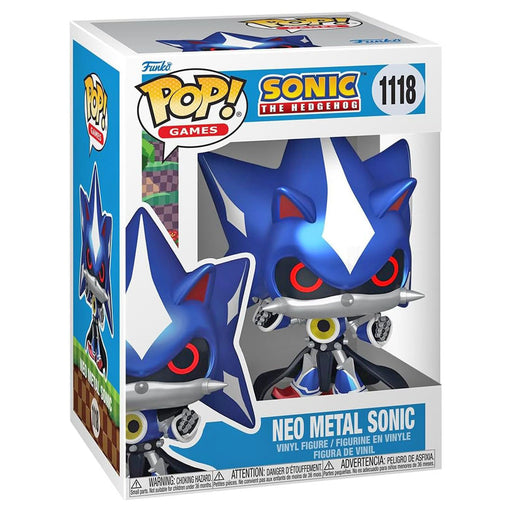 Funko Pop! Games: Sonic the Hedgehog: Neo Metal Sonic Vinyl Figure #1118