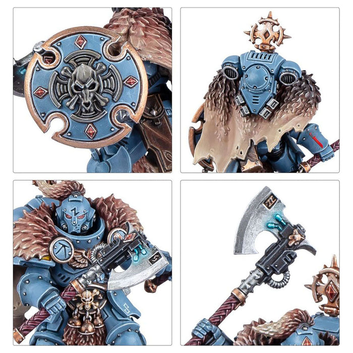 Warhammer 40,000 Space Wolves: Wolf Guard Headtakers Miniatures Set