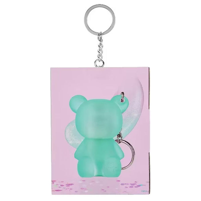 Mini Glam Bear Shimmer Lotion Fuzzy Slippers Keychain