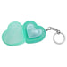 Mini Glam Cube Shimmer Highlights Fuzzy Slippers Keychain