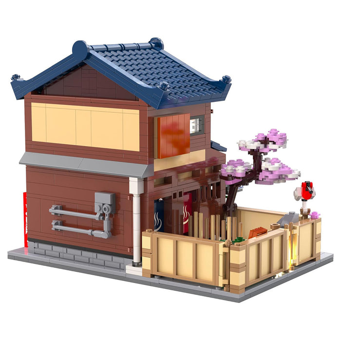 CaDA Japanese Sento Bathhouse 1249 Piece Building Set