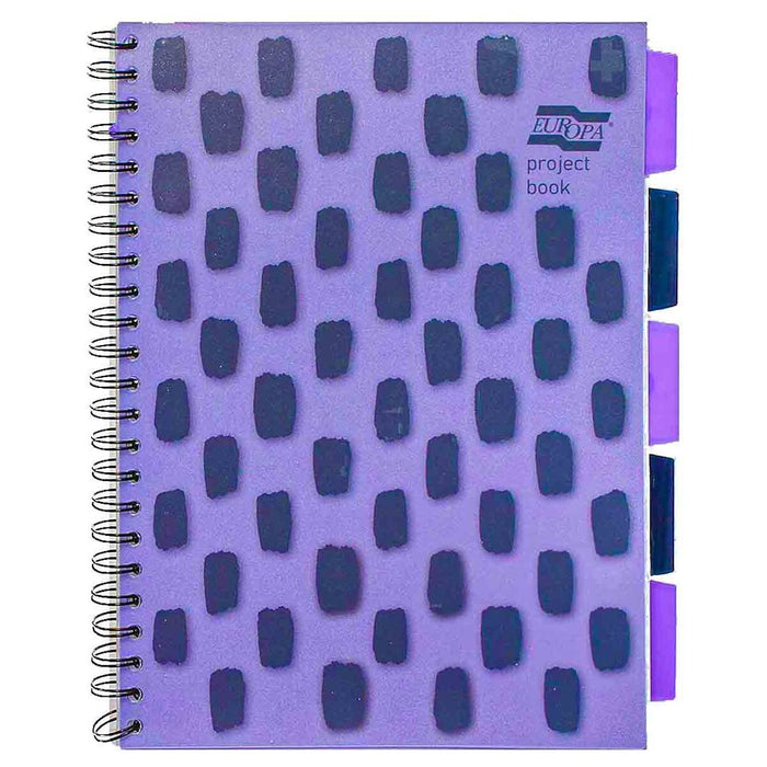 Clairefontaine Europa Splash A4 Project Book Purple 