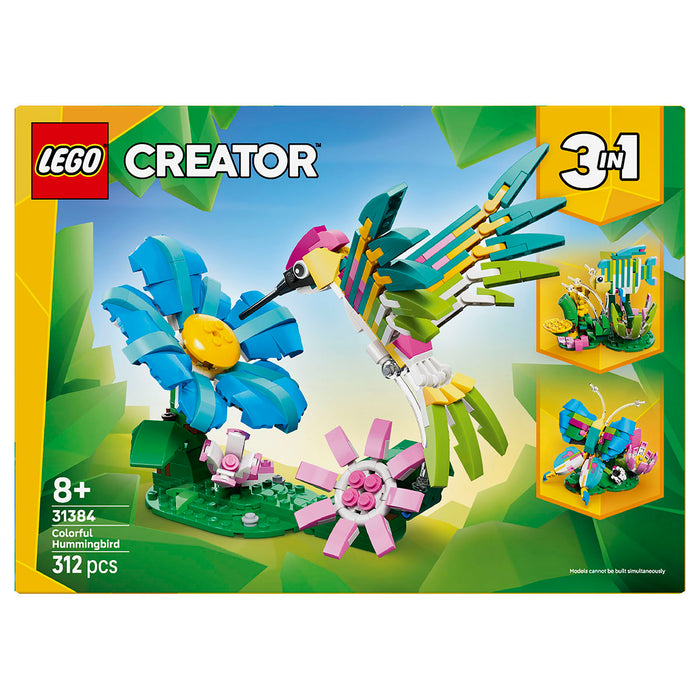 LEGO Crerator 3-in-1 Colourful Hummingbird 31384 Building Set