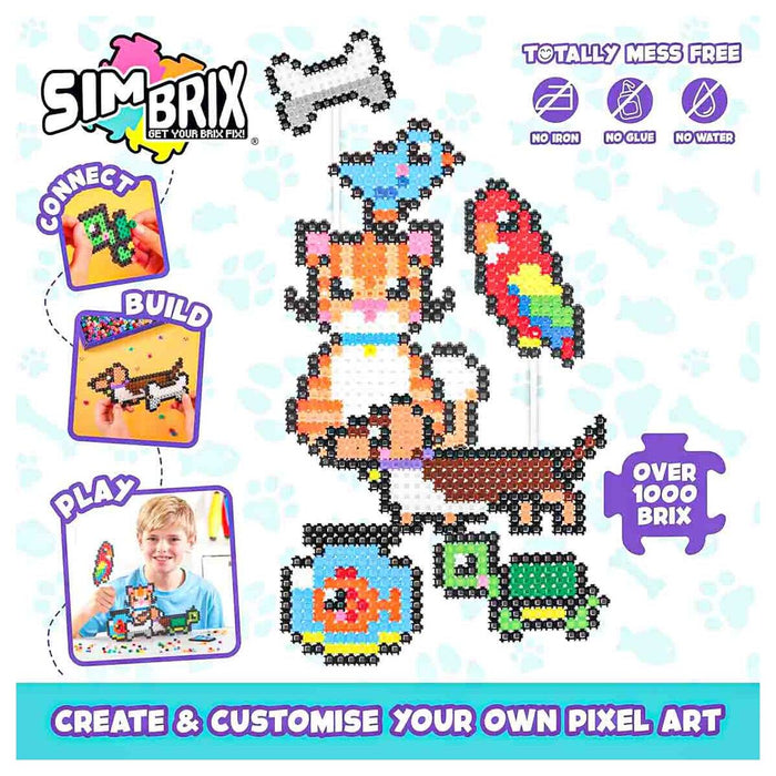 Simbrix Playful Pets Pixel Art Set