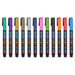 Chalk Markers Metallic Colours Extra Fine Tip 1mm 12 Pack