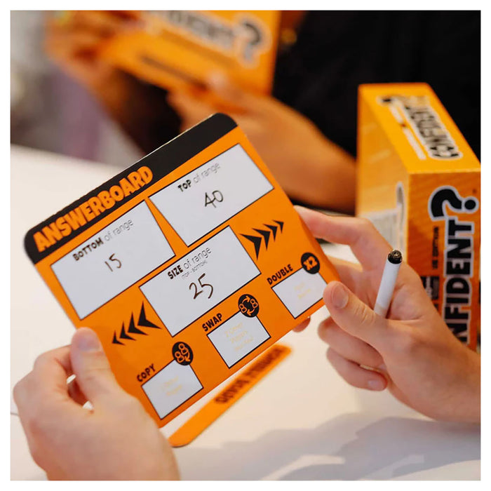 CONFIDENT? Board Game - The Smash Hit Guessing Game
