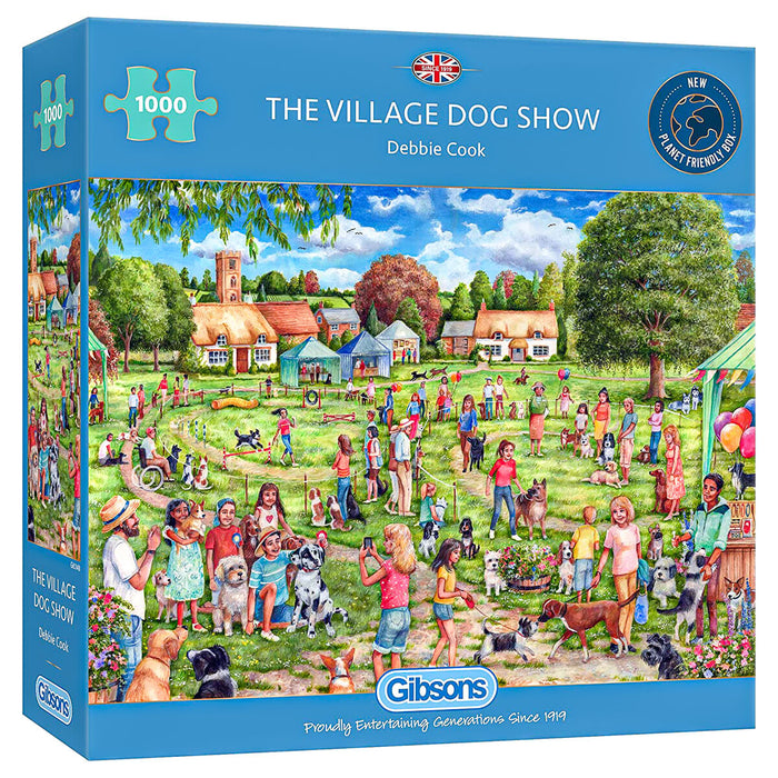 Gibsons The Village Dog Show 1000 Piece Jigsaw Puzzle