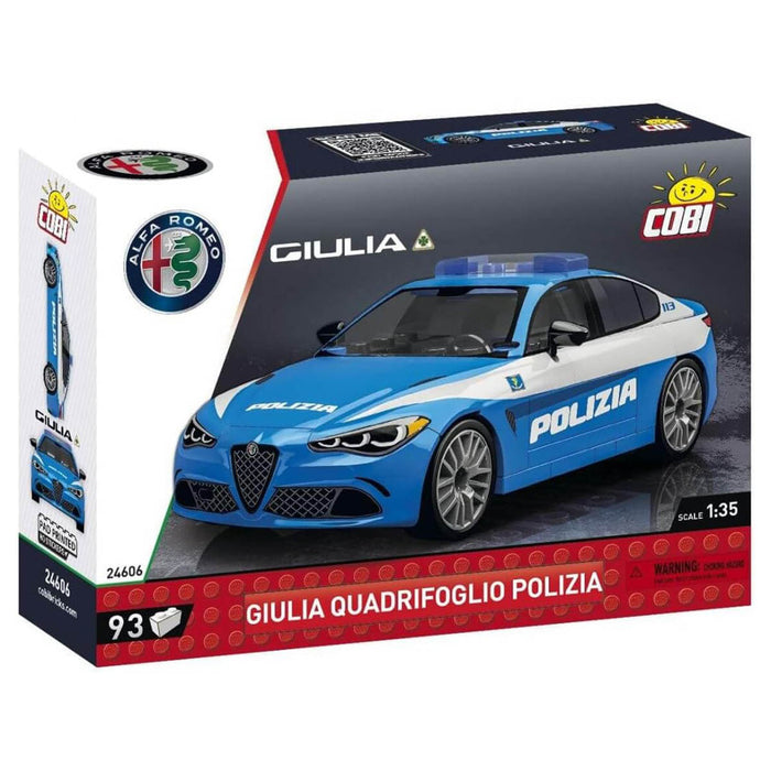 COBI Alfa Romeo Guila Quadrifoglio Polizia Building Set