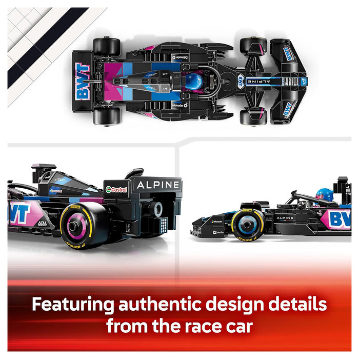 LEGO Formula 1 BWT Alpine F1 Team A524 Race Car 77248 Building Set