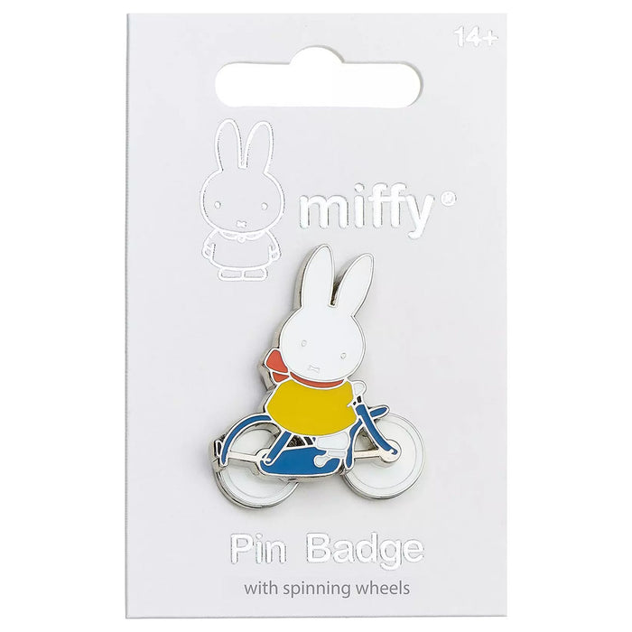 Official Miffy Spinning Wheels Bike Pin Badge