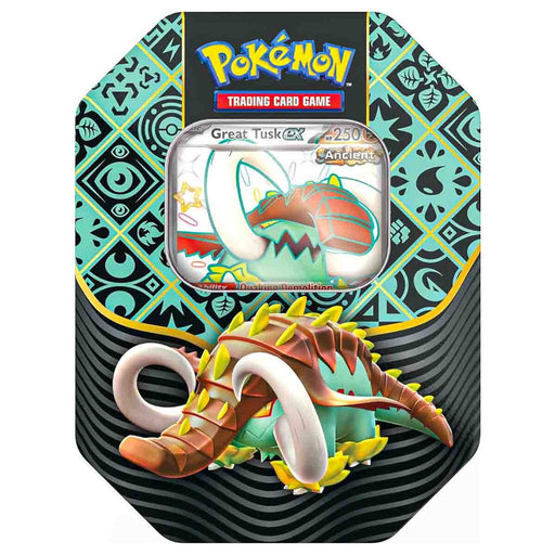 Pokémon Trading Card Game: Scarlet & Violet 4.5: Paldean Fates Great Tusk Tin