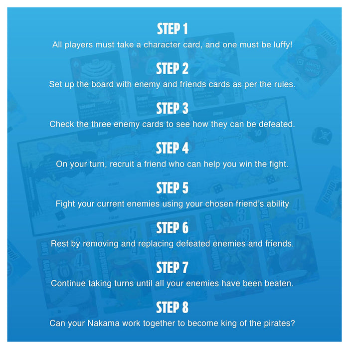 One Piece Nakama Friends & Enemies Board Game