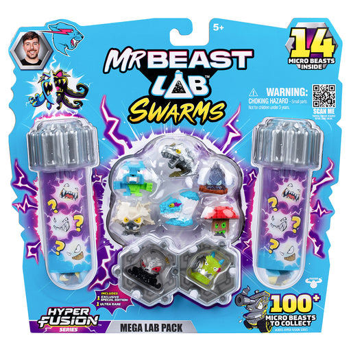 MrBeast Lab Swarms Hyper Fusion Series Mega Lab Pack #2 Figures (styles vary)