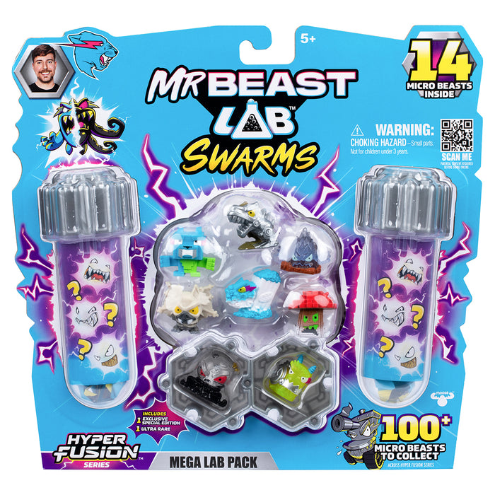 MrBeast Lab Swarms Hyper Fusion Series Mega Lab Pack #2 Figures (styles vary)