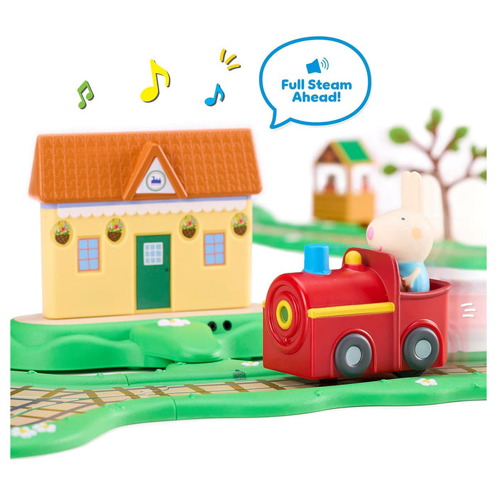 Peppa Pig Whizz-Around Clickety Clack Train Set 