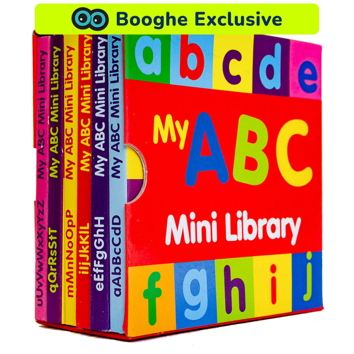 My ABC Mini Library Board Books Set of 6
