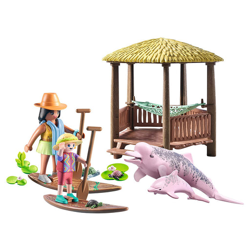 Playmobil Wiltopia Paddling Tour with River Dolphins Playset