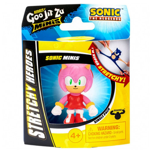 Heroes of Goo Jit Zu Minis Sonic the Hedgehog Amy 2.5" Stretch Figure