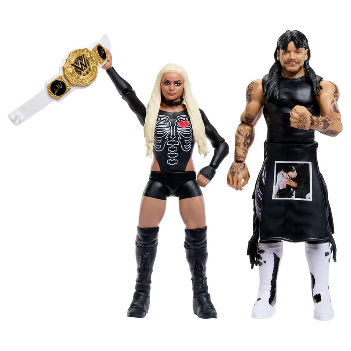 WWE Main Event Showdown Series 25 Liv Morgan & 'Dirty' Dominik Mysterio 6" Figures Set
