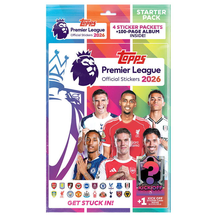Topps Premier League 2026 Official Stickers Starter Pack
