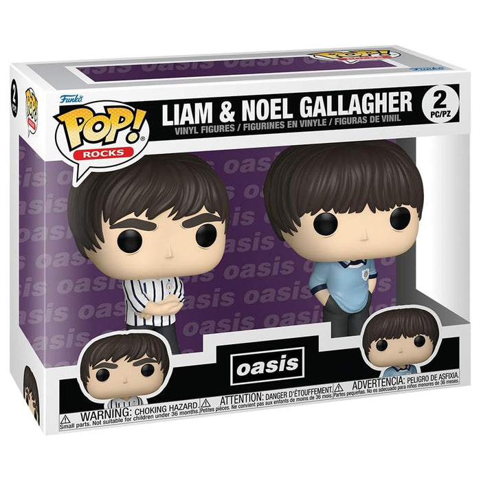 Funko Pop! Rocks: Oasis: Liam & Noel Gallagher Vinyl Figures 